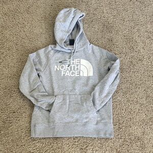 The North Face Light Gray Pullover Hoodie